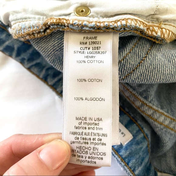 Frame Denim Le Grand Garçon Short - Picture 6 of 6